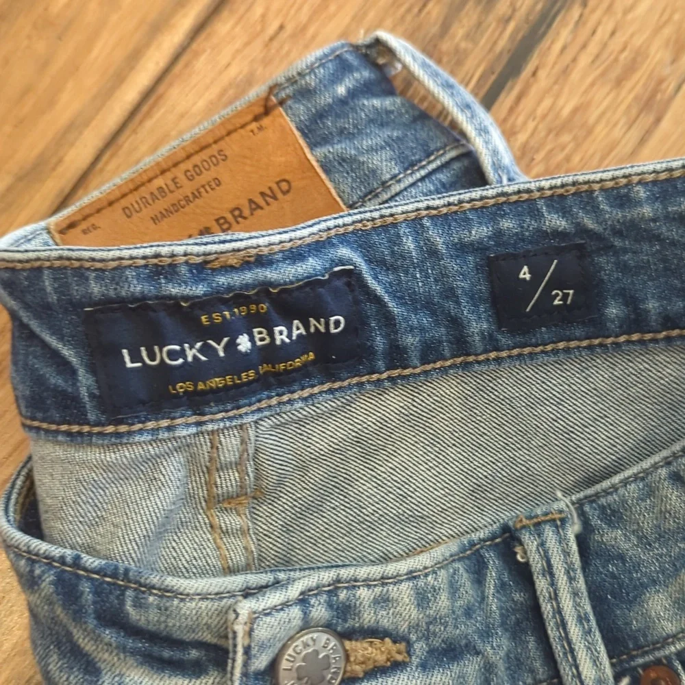 Lucky Brand Light Blue Straight Leg Jeans - Picture 2 of 4